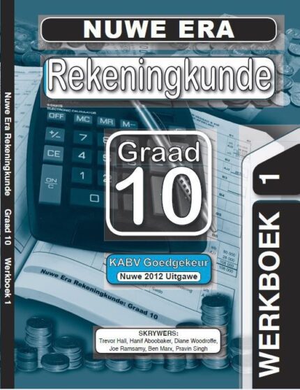 Rekeningkunde Graad 10 Nuwe Era Werkboeke ISBN 9781920321826