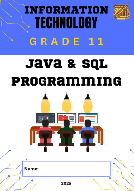 IT Graad 11 Studiehandleiding: Java