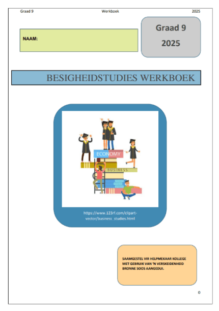 Besigheidstudies Graad 9 Studiehandleiding