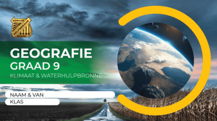 Geografie Graad 9 Studiehandleiding