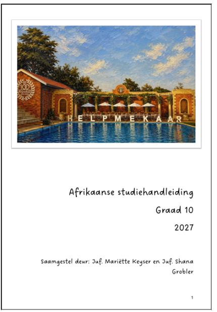 Afrikaans HT Graad 10 Bundel