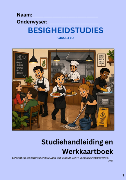 Besigheidstudies Graad 10 Studiehandleiding