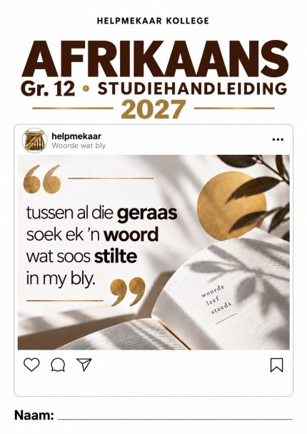 Afrikaans HT Graad 12 Bundel