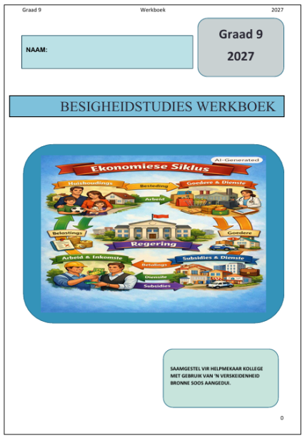 Besigheidstudies Graad 9 Studiehandleiding
